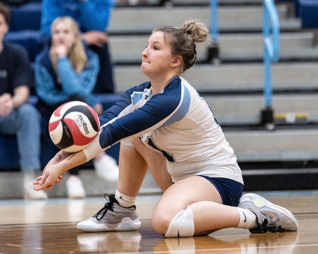 Ontario Colleges Athletic Association volleyball action between Fanshawe and Sheridan on January 11, 2025 at Sheridan College